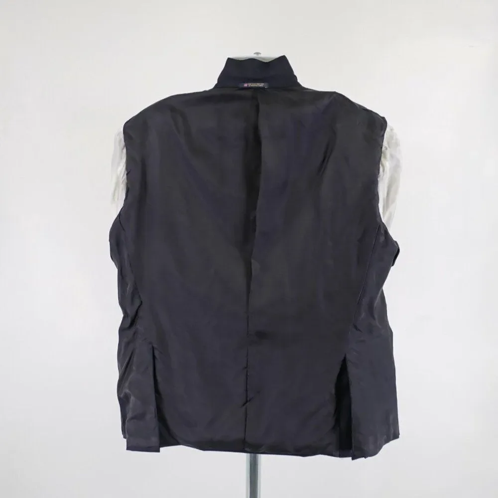 Hart Schaffner Marx Gold Trumpeter‎ Nordstrom Wool Blue Herringbone Blazer 44S